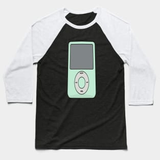 Portable MP3 Player Nostalgic Baseball T-Shirt